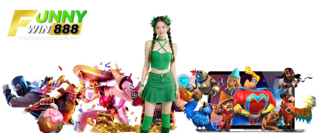 "FUNNYWIN888: Easy-to-win slots with unlimited multipliers daily."